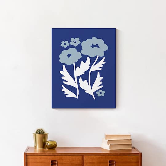 Modern Poppies 16" x 20" Canvas Wall Art
